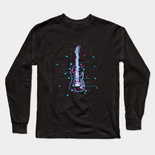 Glitch Guitar 1 Long Sleeve T-Shirt